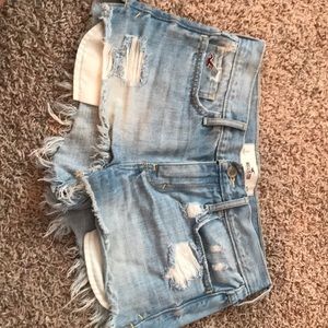 hollister jean shorts